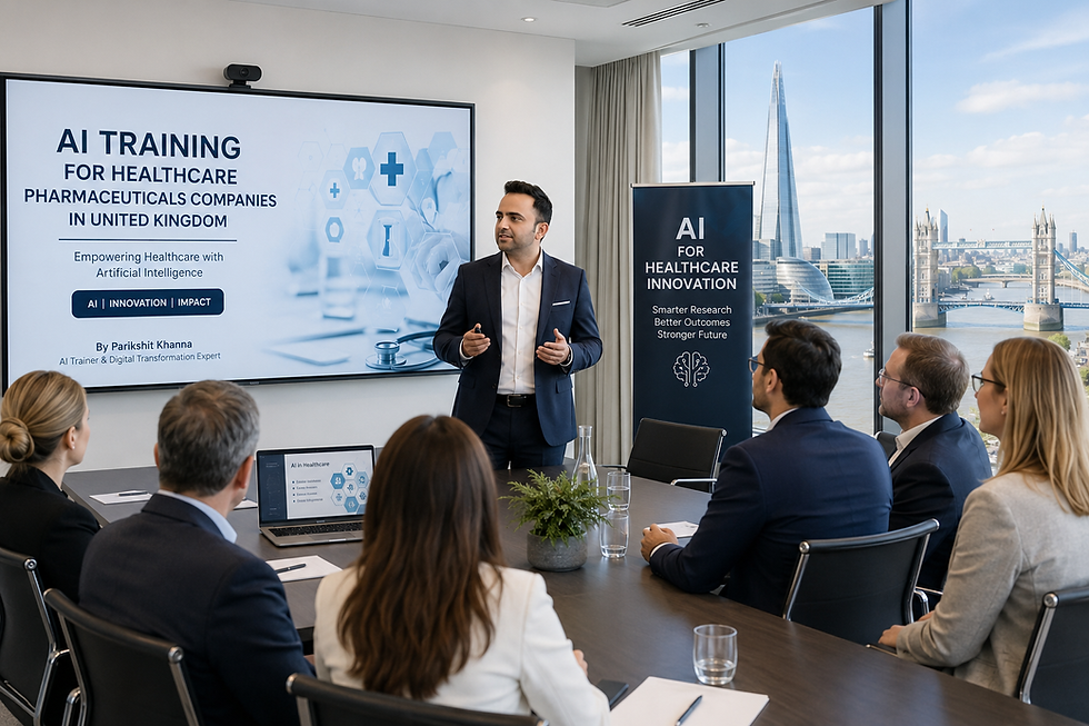 AI TRAINING FOR HEALTHCARE PHARMACEUTICALS COMPANIES IN UNITED KINGDOM (UK)