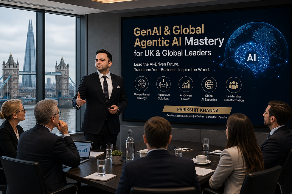 GenAI & Global Agentic AI Mastery for UK & Global Leaders