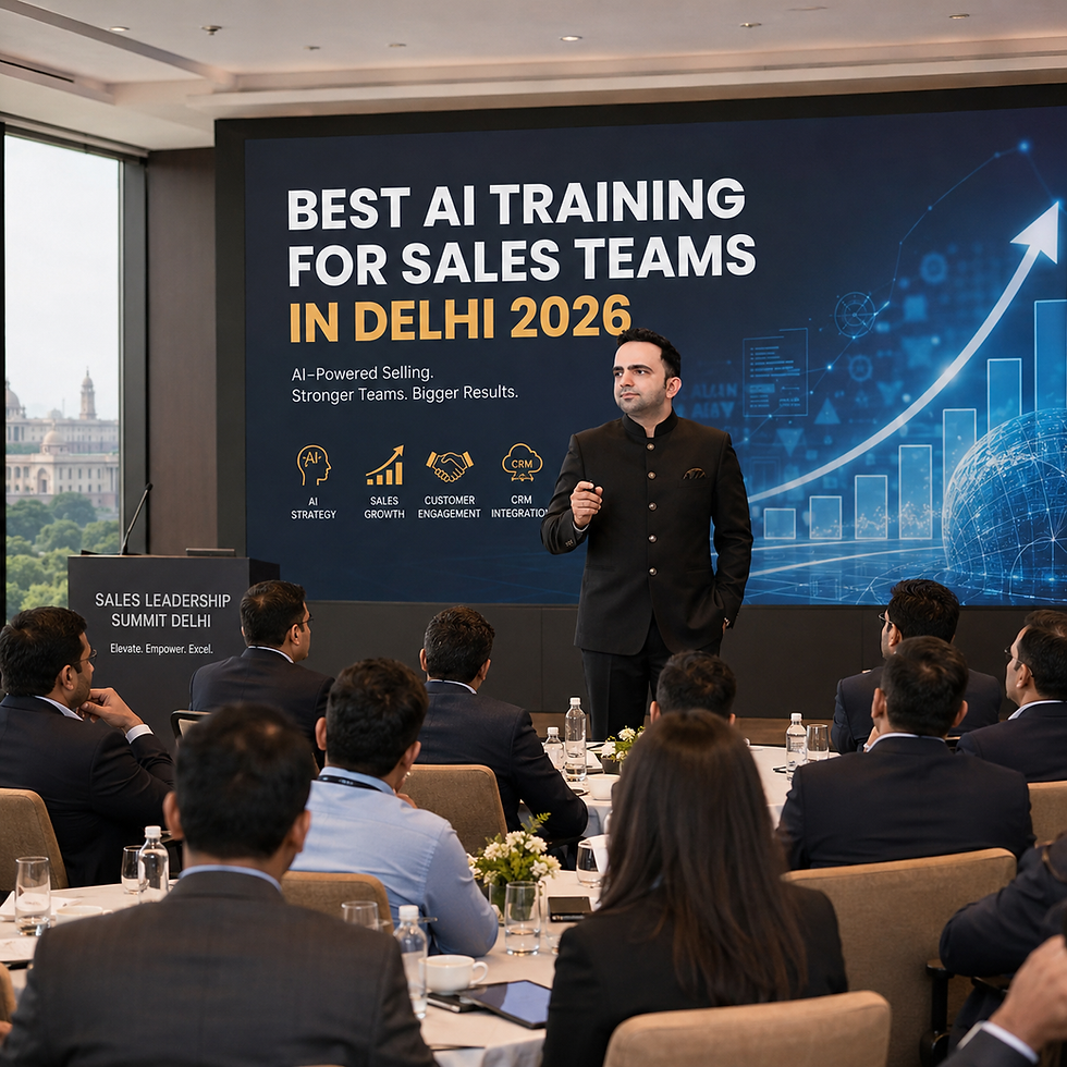 BEST AI TRAINING FOR SALES TEAMS IN DELHI 2026