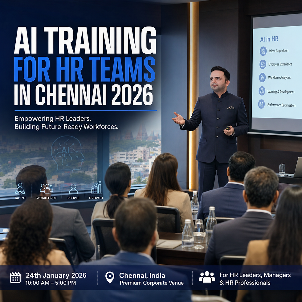AI TRAINING FOR HR TEAMS IN CHENNAI 2026