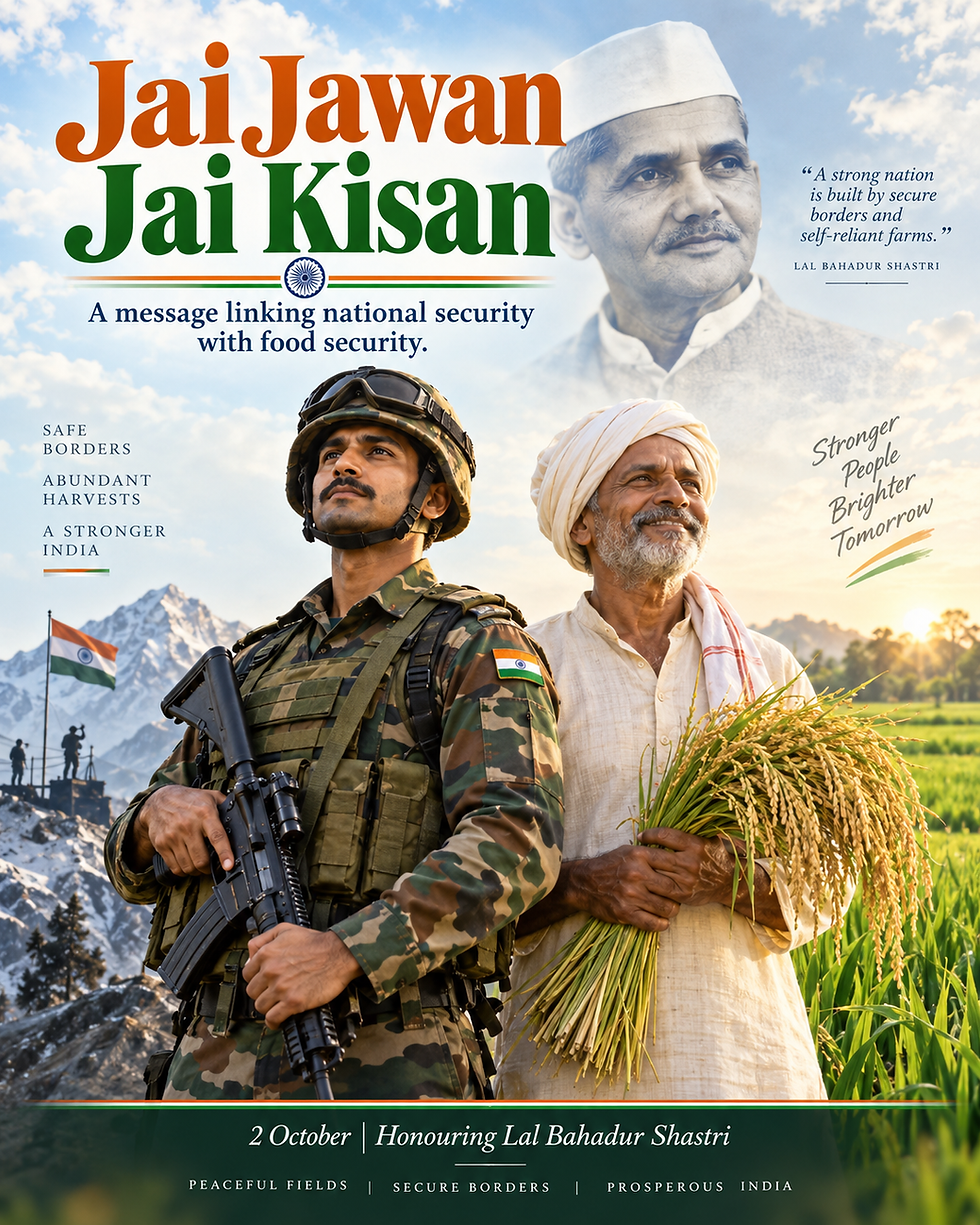 Jai Jawan, Jai Kisan