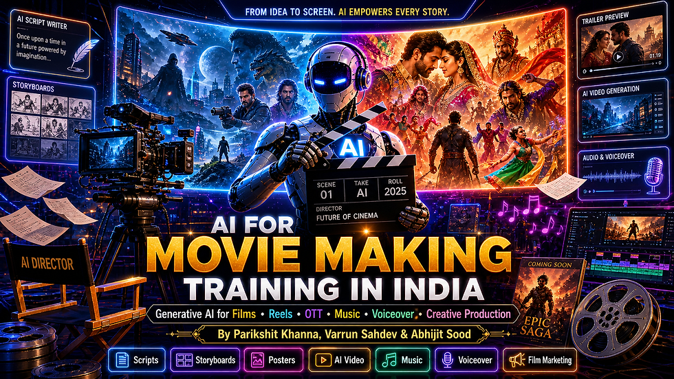 AI for Movie Making Training in India