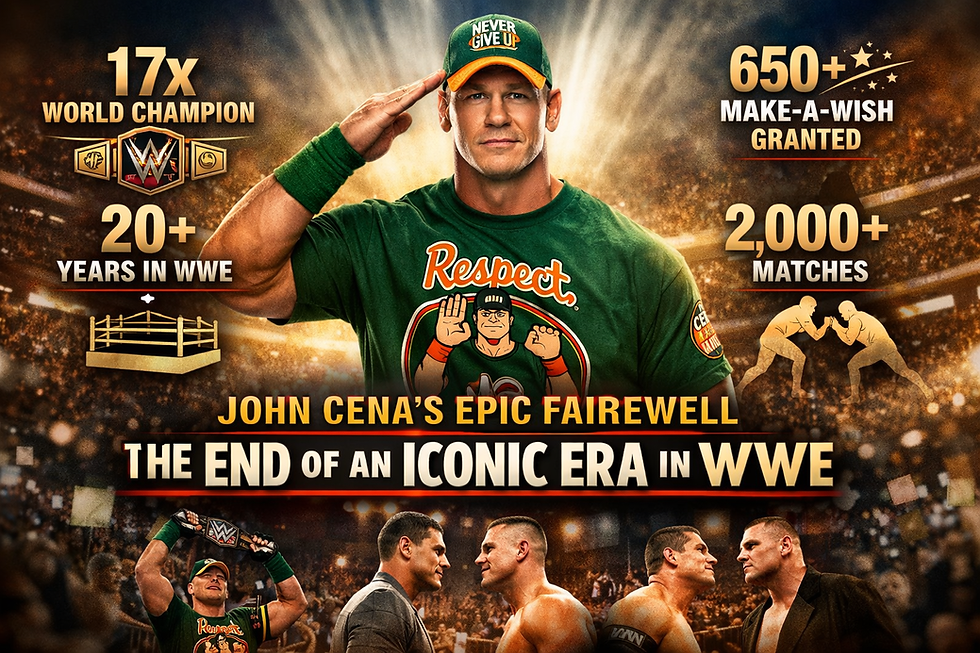 Why Is John Cena Retiring So Early? A Deep Dive into the WWE Legend’s Decision