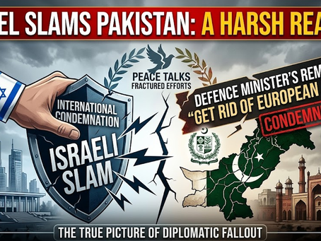 Israel Slams Pakistan