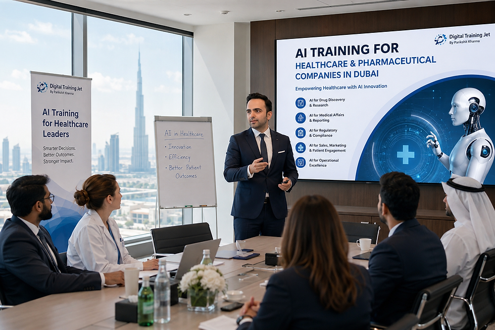 AI TRAINING FOR HEALTHCARE PHARMACEUTICALS COMPANIES IN DUBAI