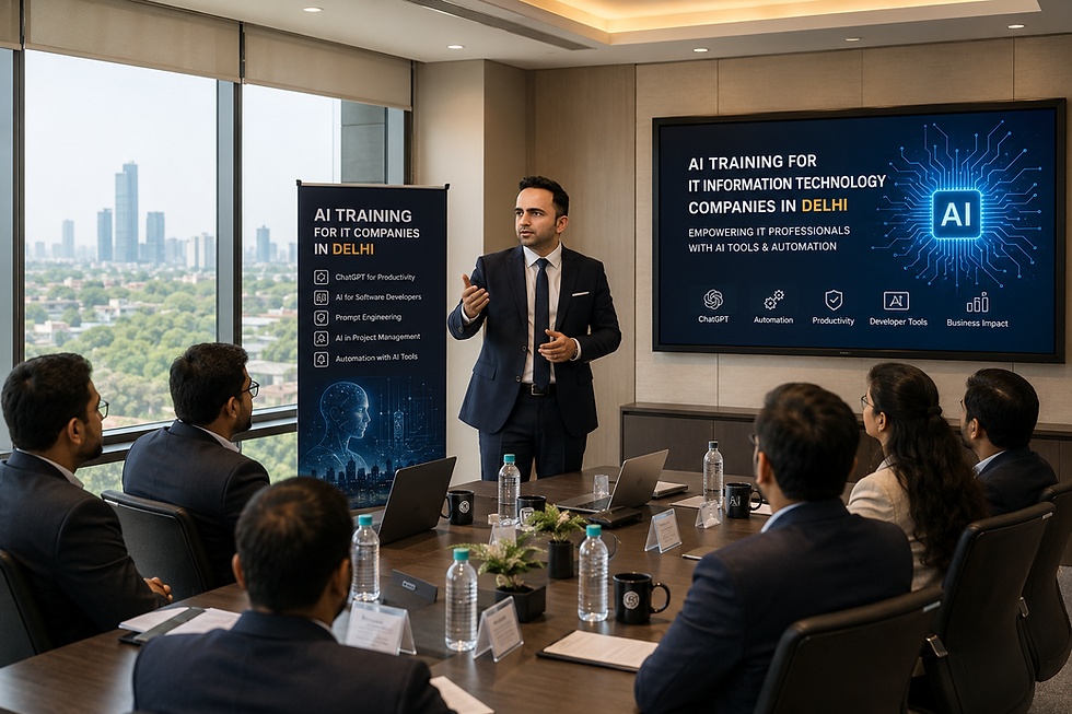 AI TRAINING FOR IT INFORMATION TECHNOLOGY COMPANIES IN DELHI