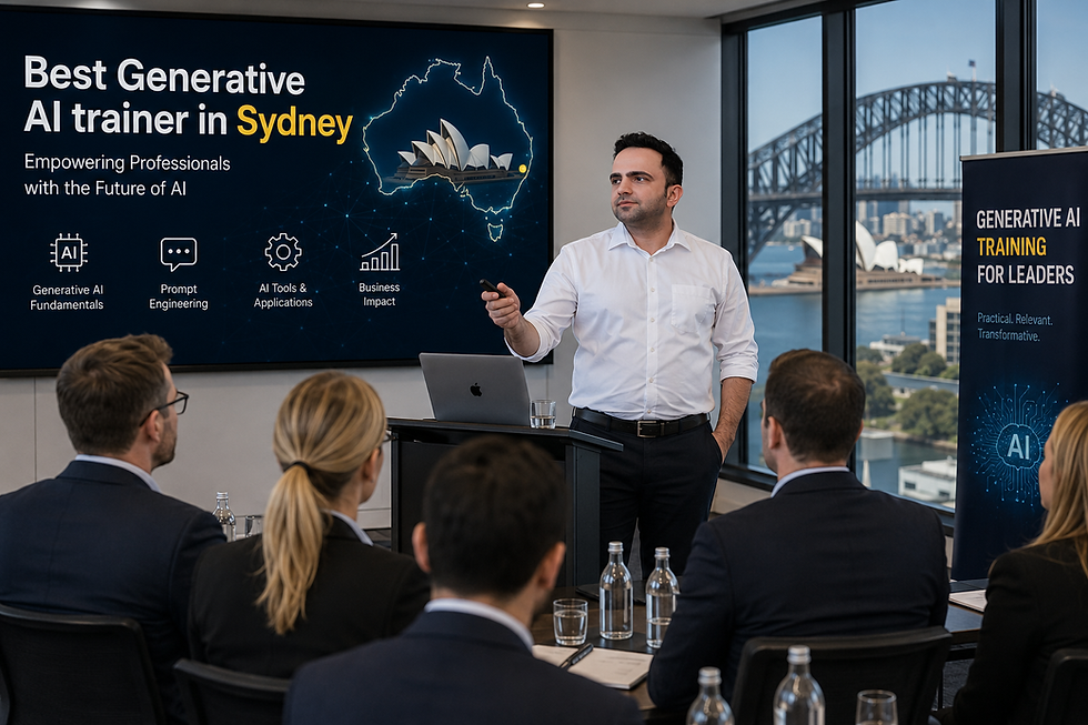 Best Generative AI Trainer for Sydney for Microsoft 365 Copilot, ChatGPT, Claude and Enterprise AI