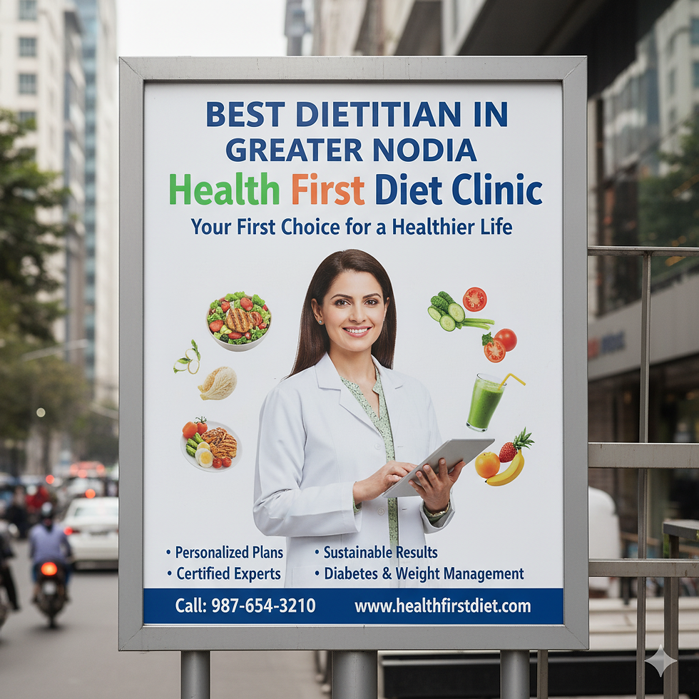 Best Dietitian in Greater Noida: Why Health First Diet Clinic Should Be Your First Choice