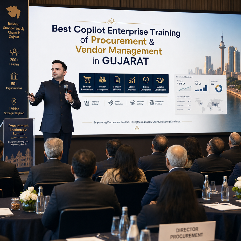 Best Copilot Enterprise Training for Procurement & Vendor Management in Gujarat
