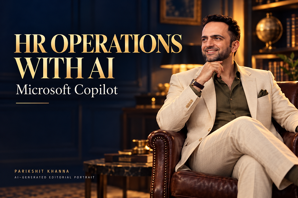 AI-generated bearded portrait of Parikshit Khanna for Copilot for HR Operations in India: Policies, Onboarding and Internal Answers