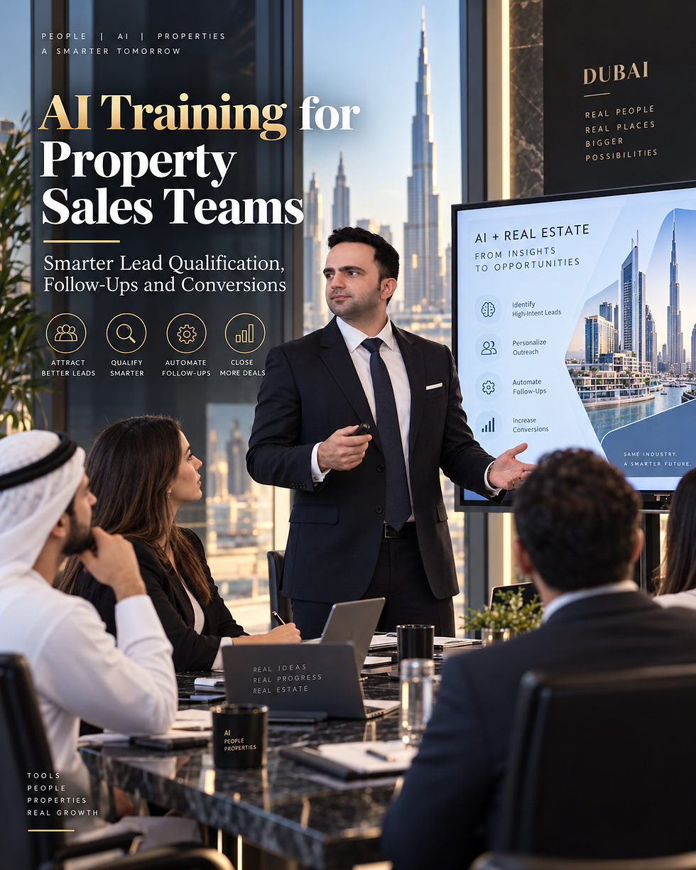 AI for Dubai Real-Estate Sales Teams