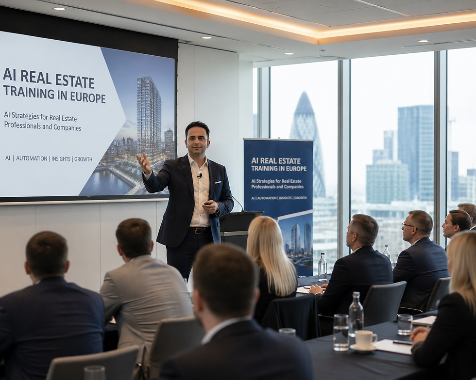 AI REAL ESTATE TRAINING IN EUROPE