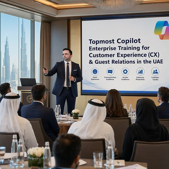 Copilot Enterprise Training for Customer Experience (CX) & Guest Relations in Abu Dhabi