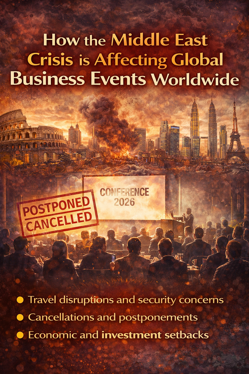 Middle East Crisis Hits Global Events: Businesses Stall