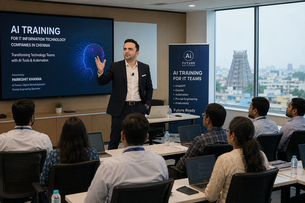 AI TRAINING FOR IT INFORMATION TECHNOLOGY COMPANIES IN CHENNAI