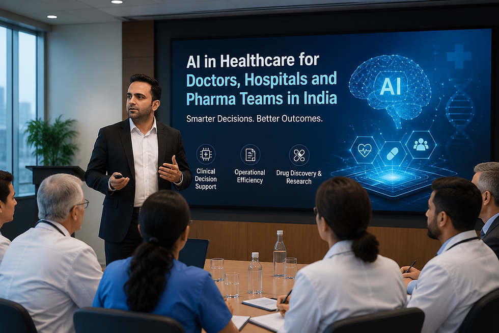 AI in Healthcare for Doctors, Hospitals and Pharma Teams in India