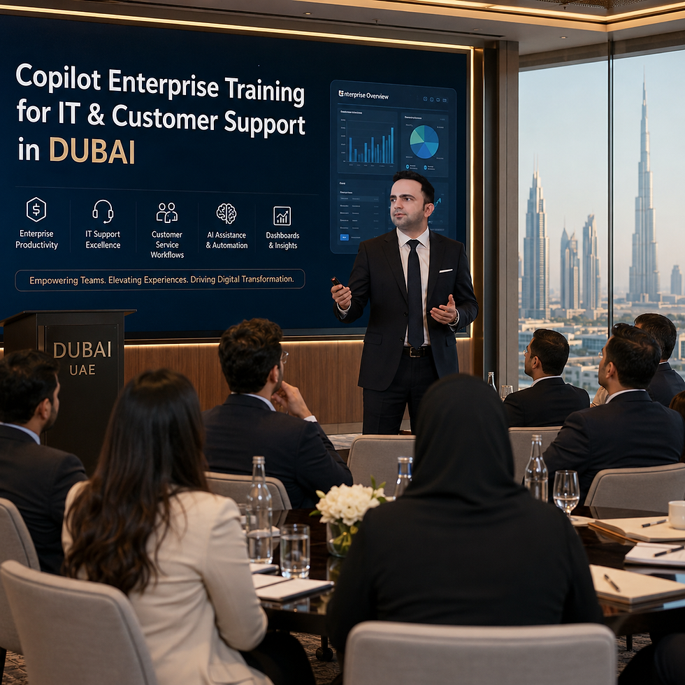 Copilot Enterprise Training for IT & Customer Support in Dubai