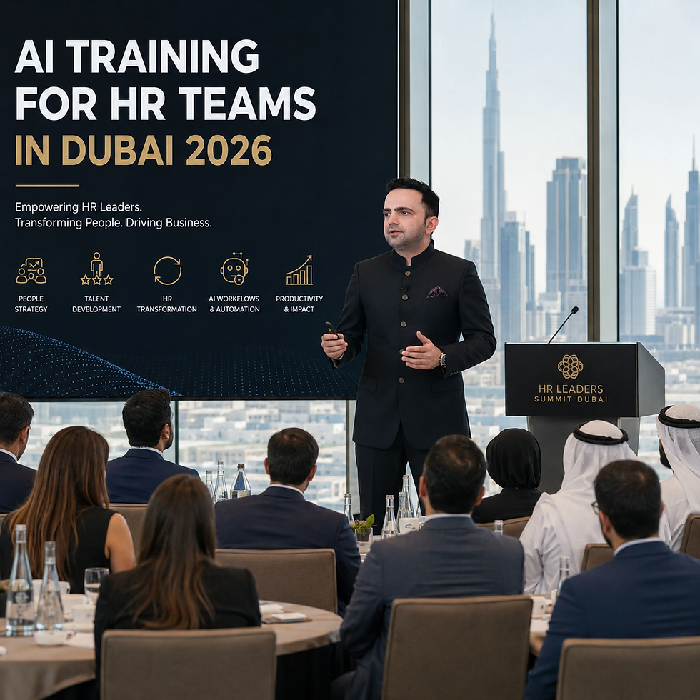AI TRAINING FOR HR TEAMS IN DUBAI 2026