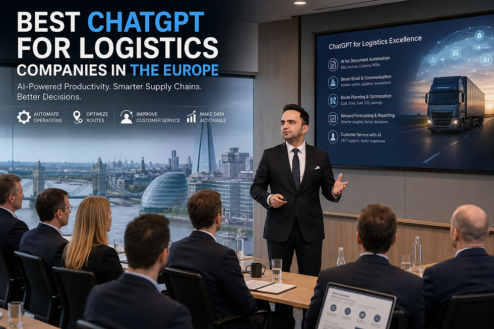 BEST CHATGPT FOR LOGISTICS COMPANIES IN THE EUROPE