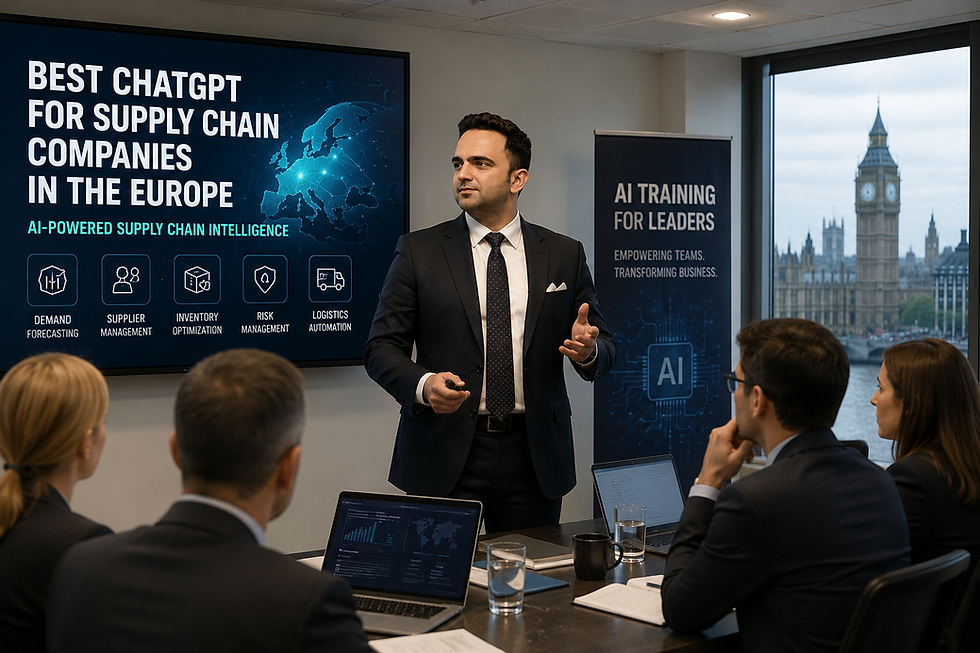 BEST CHATGPT FOR SUPPLY CHAIN COMPANIES IN THE EUROPE