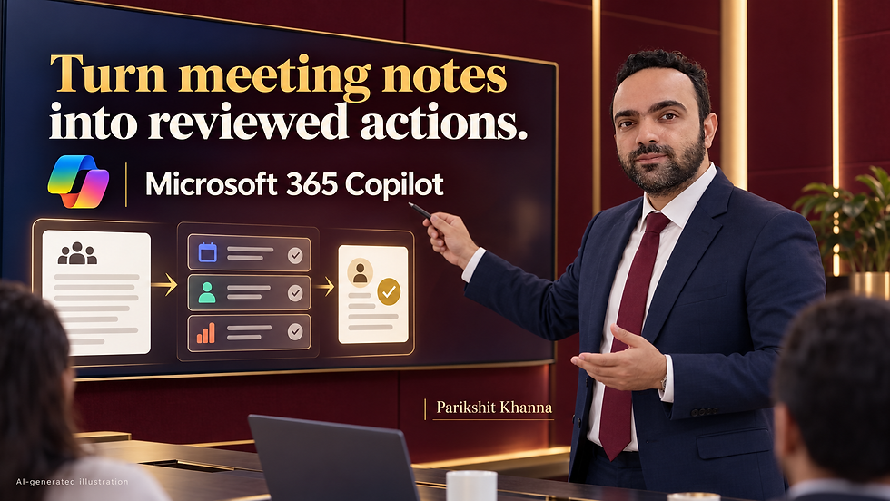 Microsoft Copilot training overview slide