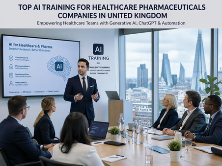 TOP AI TRAINING FOR HEALTHCARE & PHARMACEUTICALS COMPANIES IN THE UNITED KINGDOM