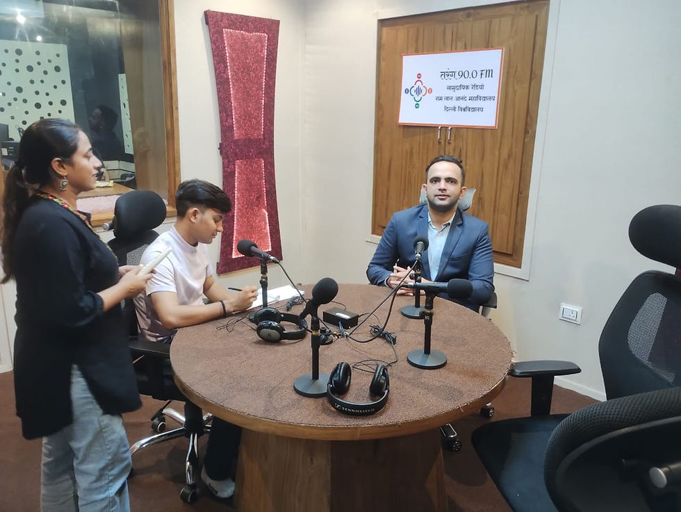 TARANG FM RADIO SESSION BY PARIKSHIT KHANNA