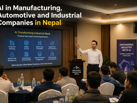AI training in Manufacturing, Automotive and Industrial Companies in Nepal