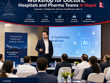 AI training in Healthcare Workshop for Doctors, Hospitals and Pharma Teams in Nepal