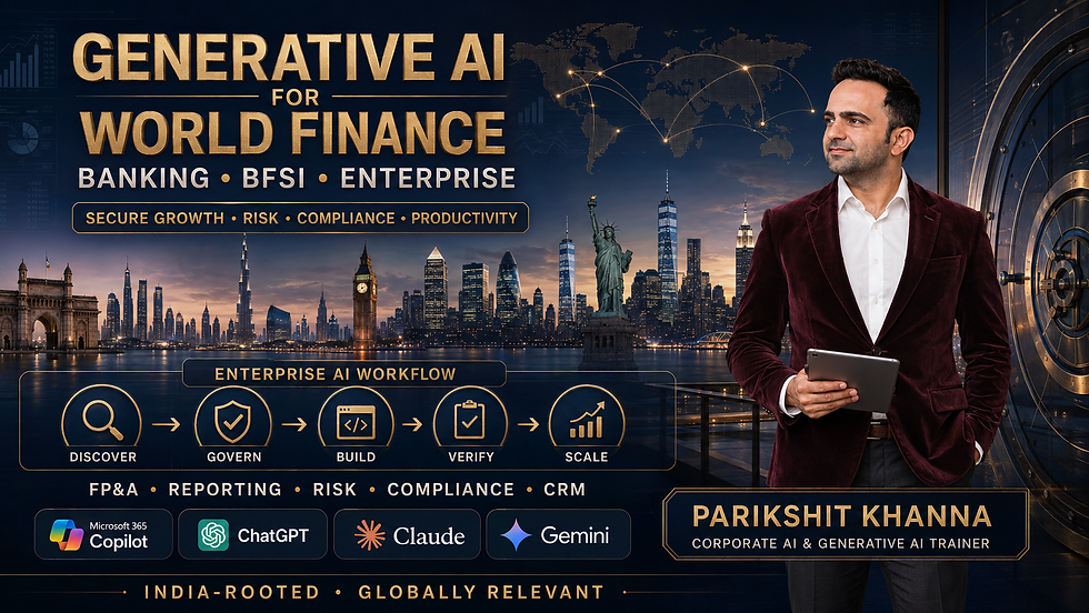 Generative AI for World Finance, Banking & BFSI
