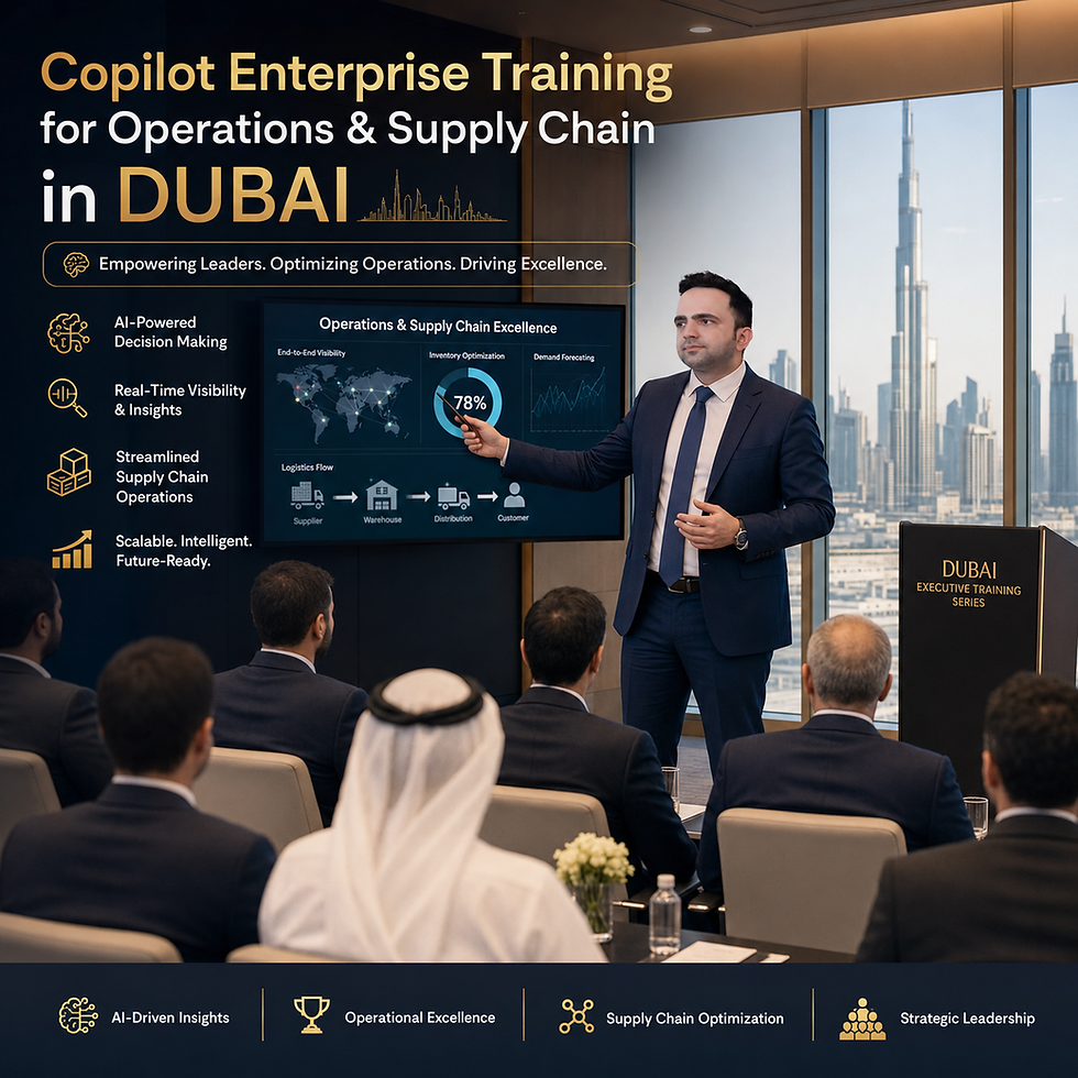 Topmost Copilot Enterprise Training for Operations & Supply Chain in Dubai