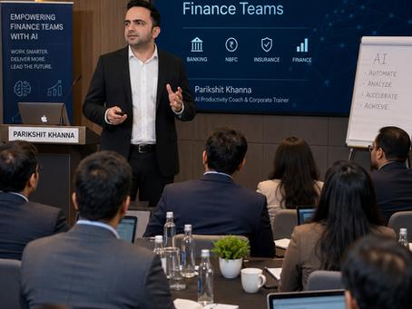 AI training for Productivity Training for Banking, NBFC, Insurance and Finance Teams in Nepal