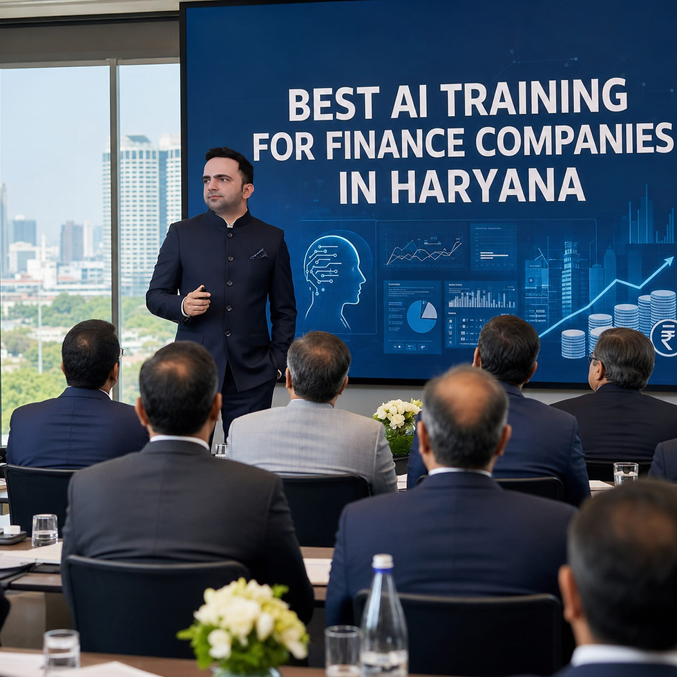 BEST AI TRAINING FOR FINANCE COMPANIES IN HARYANA
