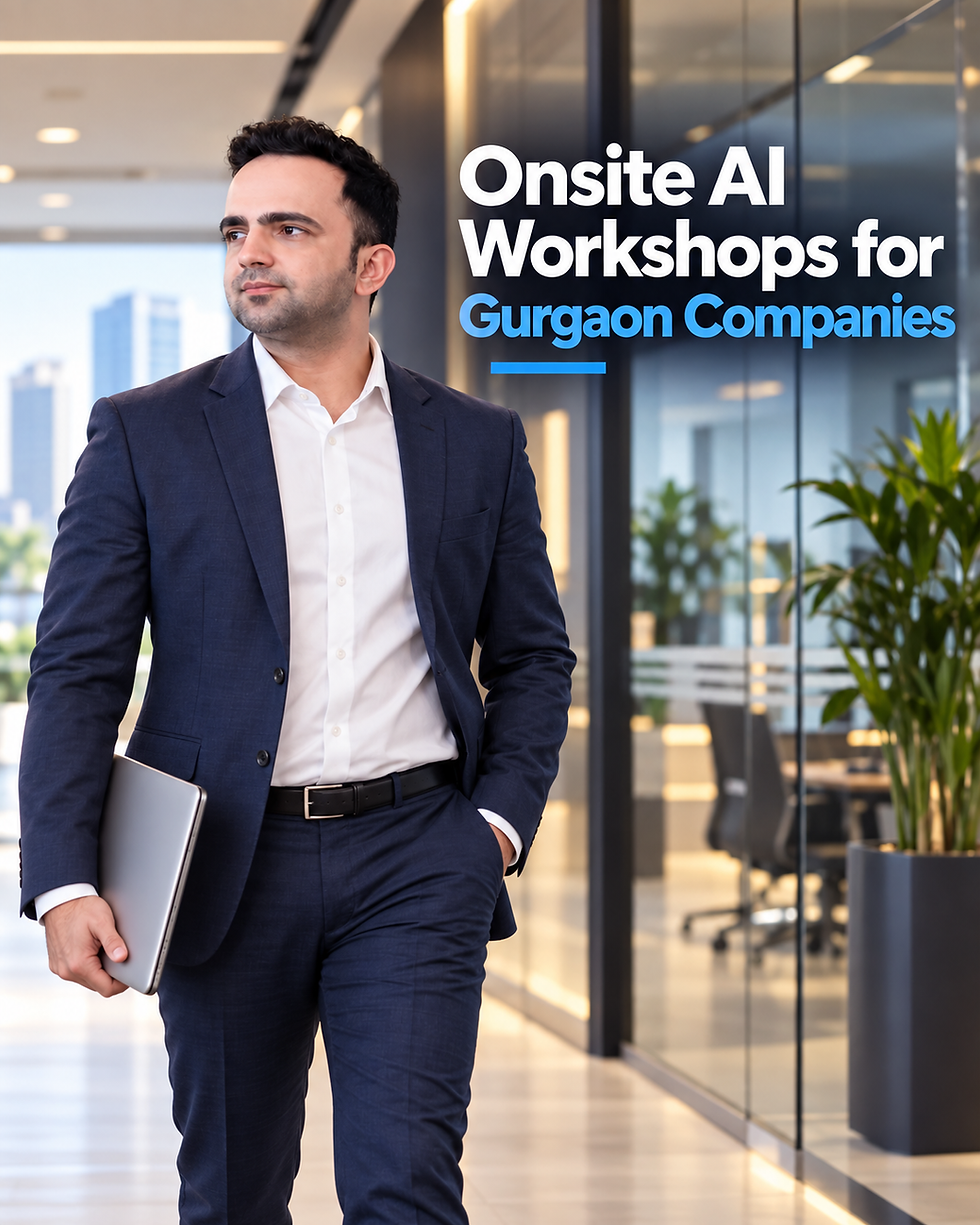 Onsite AI trainer in Gurgaon