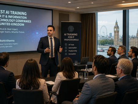 BEST AI TRAINING FOR IT INFORMATION TECHNOLOGY COMPANIES IN UNITED KINGDOM