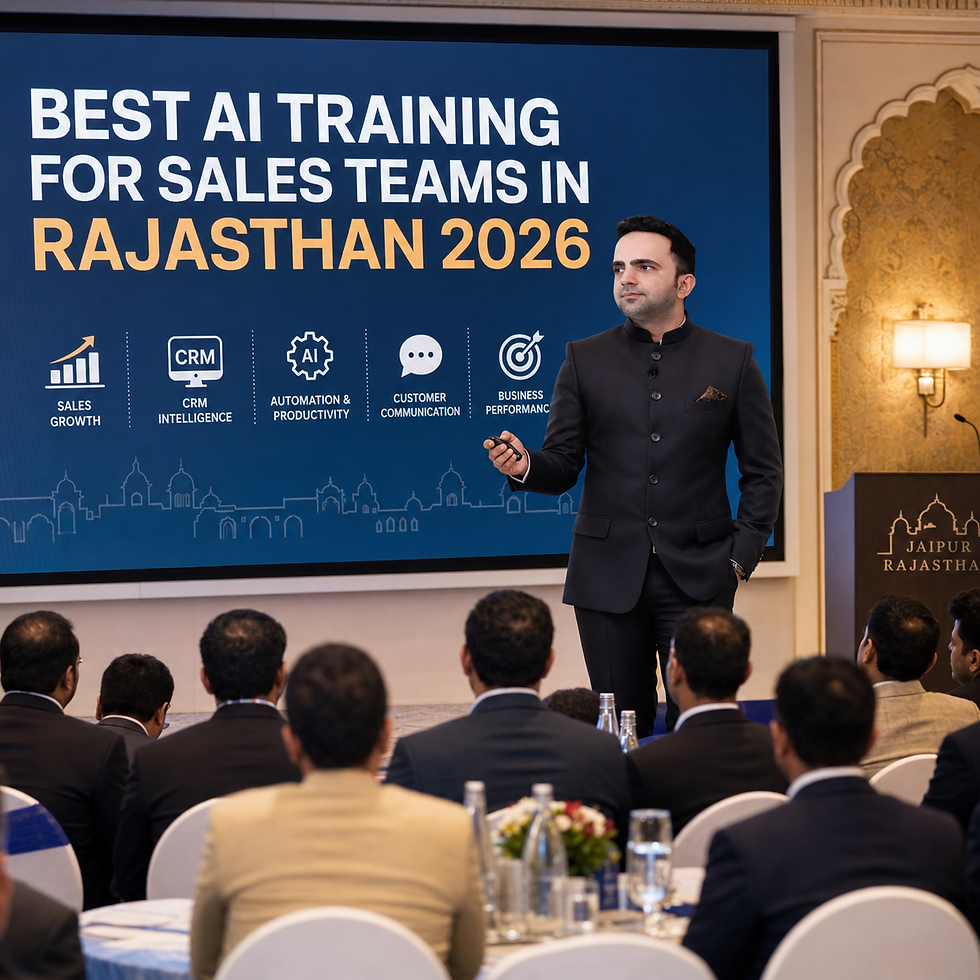 BEST AI TRAINING FOR SALES TEAMS IN RAJASTHAN 2026