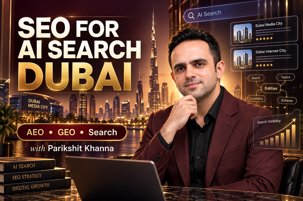 Parikshit Khanna SEO for Google AI Mode and AI search guide