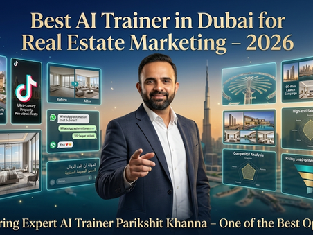 Top AI Trainer in Dubai for Luxury Real Estate Professionals – 2026 Edition
