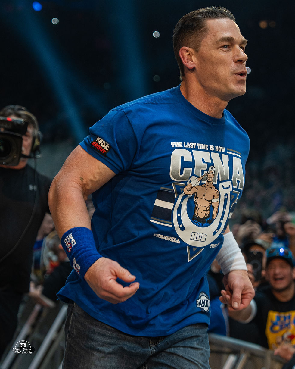 John Cena at Royal Rumble 2025, photographed by Diego Serrano