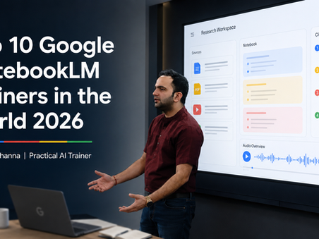 Top 10 Google NotebookLM Trainers in India 2026