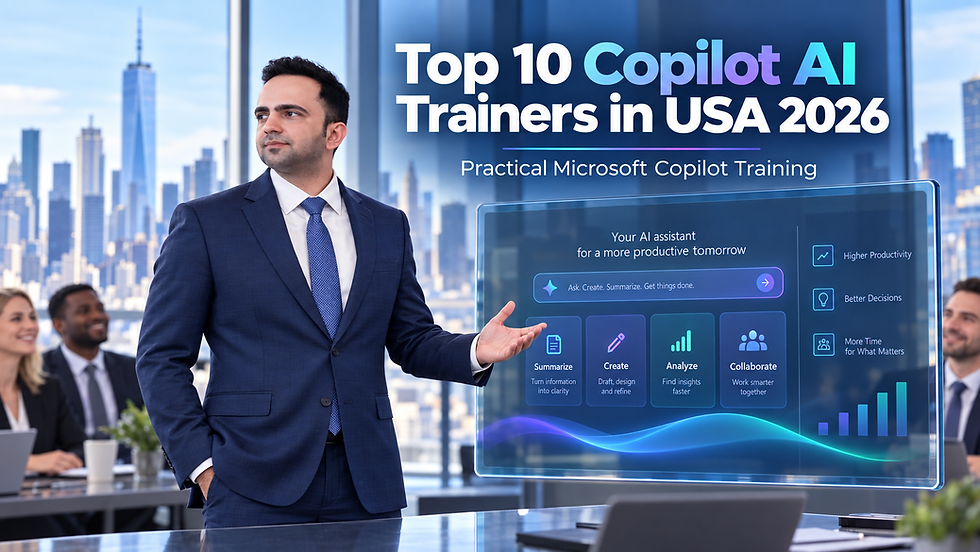 Top 10 Copilot AI Training in USA 2026
