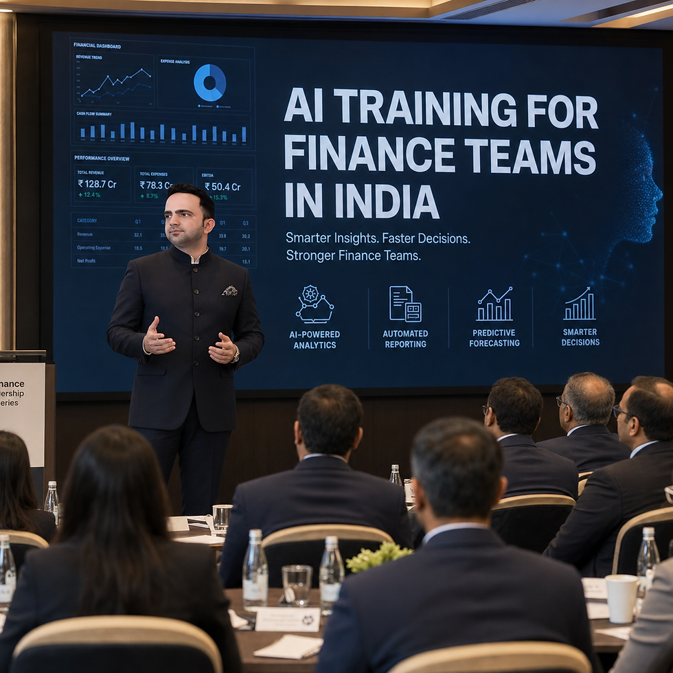 AI TRAINING FOR FINANCE TEAMS IN INDIA