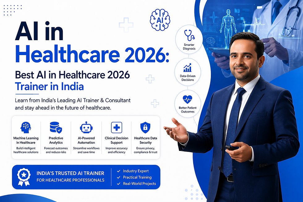 Best AI trainer in Healthcare since 2024 till date