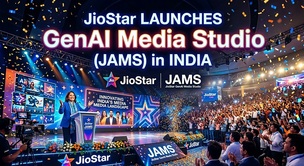 JioStar Launches GenAI Media Studio (JAMS) in India