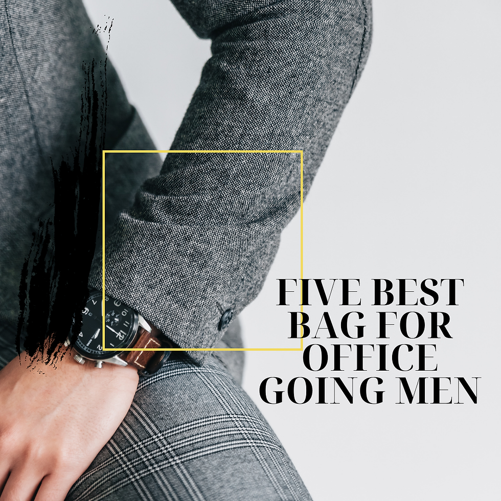 Five Best Bag For Office going Men