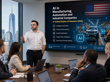 AI in Manufacturing,Automotive and Industrial Companies in United States of America (USA)