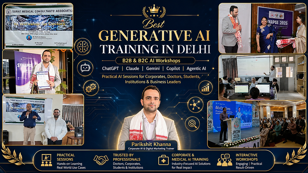Best Generative AI Training in Delhi for B2B & B2C