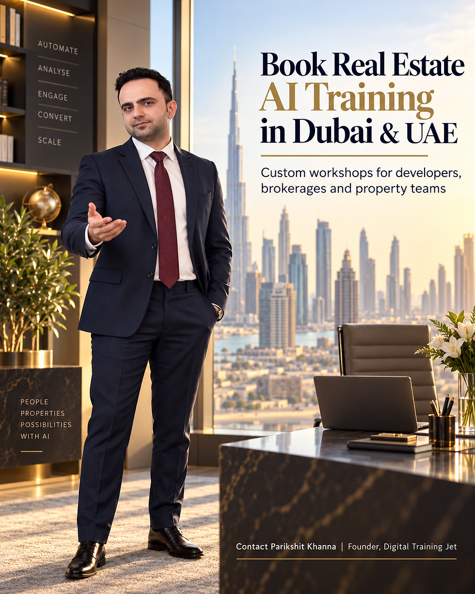 Book Real Estate AI Training in Dubai