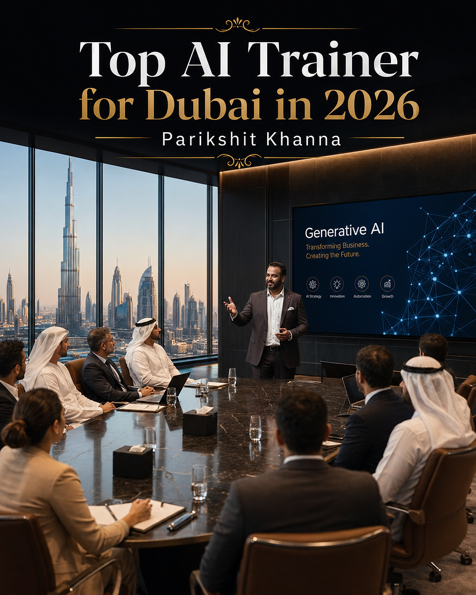 Top AI Corporate Trainer for Dubai in 2026
