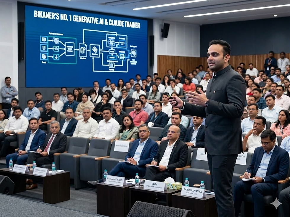 Bikaner’s No. 1 Generative AI & Claude Trainer